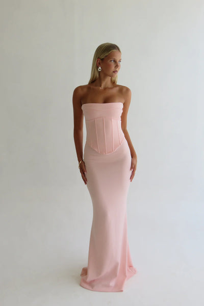 Louie Gown Baby Pink Set - Runway Rentals