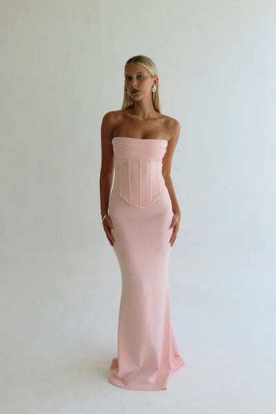 Louie Gown Baby Pink Set - Runway Rentals