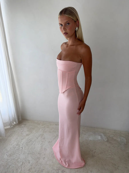 Louie Gown Baby Pink Set - Runway Rentals