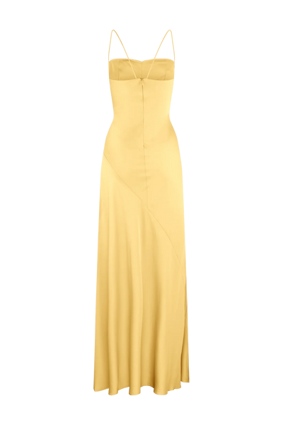Gaia Gown - Gold sun FOR SALE - Runway Rentals