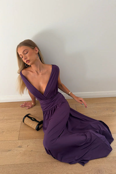 ESME GOWN | PLUM