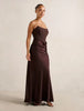 Isra Drape Strapless Maxi - Runway Rentals