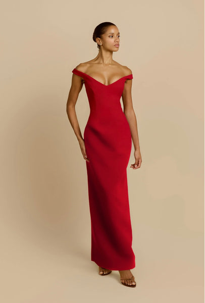 ELLERY DRESS RED - Runway Rentals