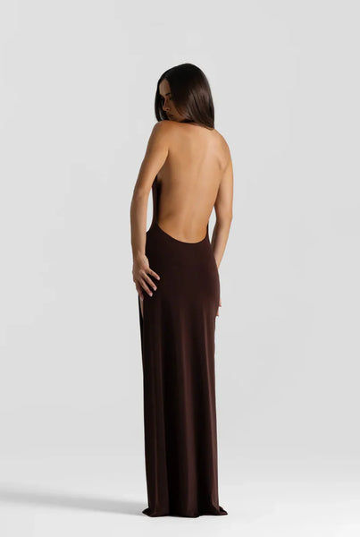 Winona Gown Espresso - Runway Rentals