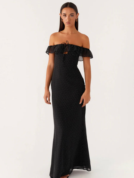 Scarlett Cherry Maxi  Polka Dot