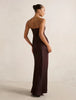 Isra Drape Strapless Maxi - Runway Rentals