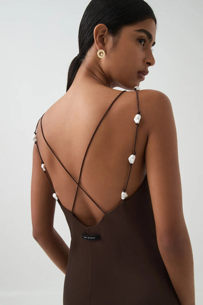 Agate Crossback Maxi Dress