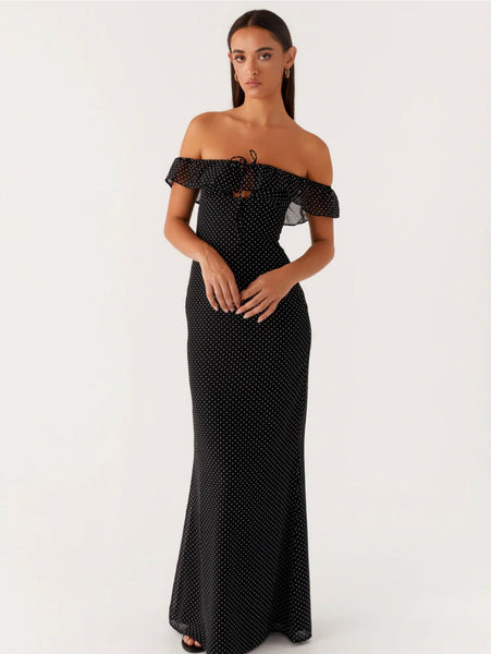 Scarlett Cherry Maxi  Polka Dot