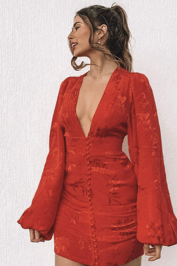 Isabella Dress - Red