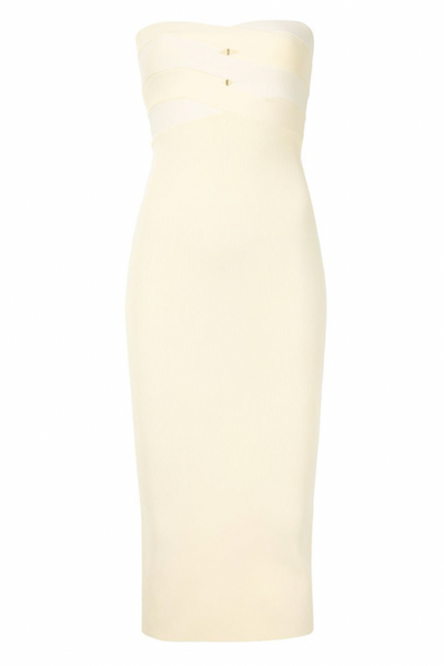 Interlock Bustier - Cream